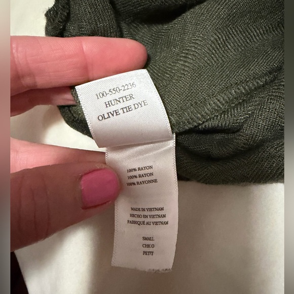 Rails Hunter Olive Tie Dye Button-Down Shirt Women’s Small - Picture 4 of 5